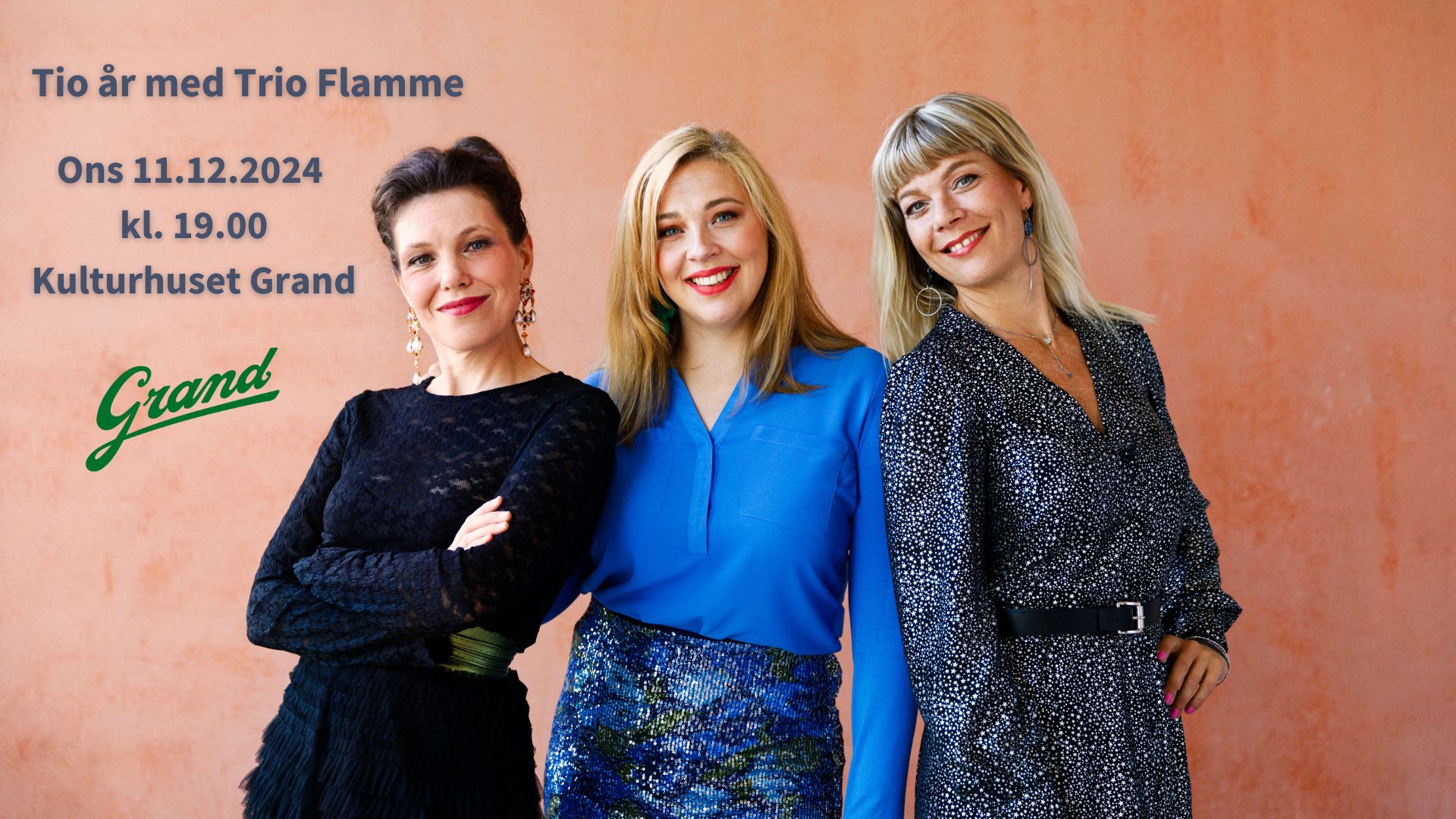 Trio flamme inneskärm