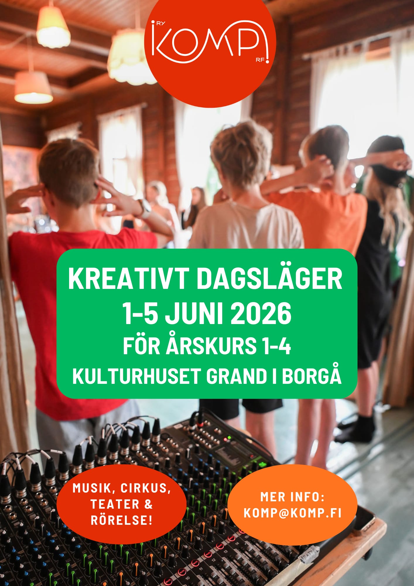 Kreativt läger, Borgå 2026