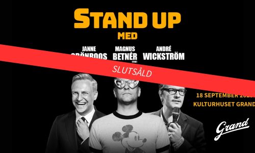 Slutsåld standup 18.9.25